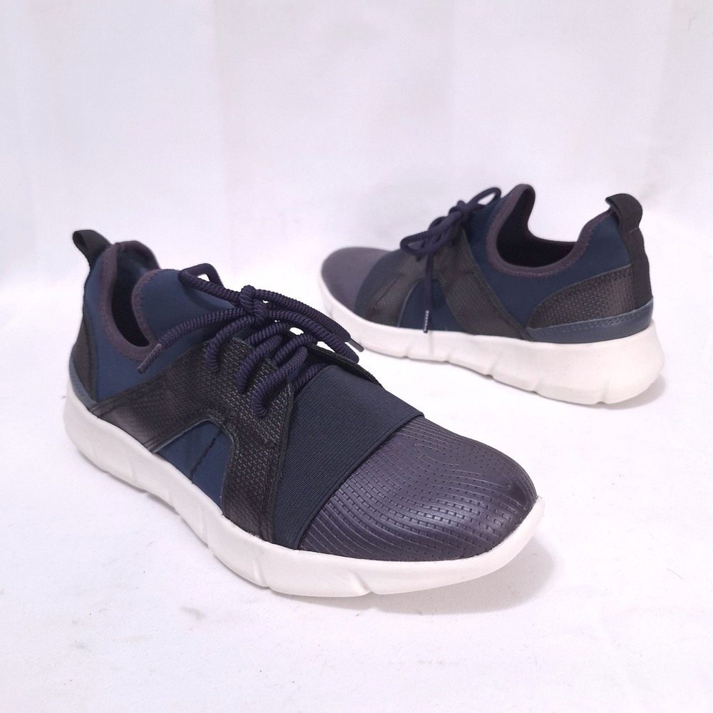 OTBT Athletic Transfer Sneakers‎ Women 6.5M Low Top Mixed Media Navy Everyday